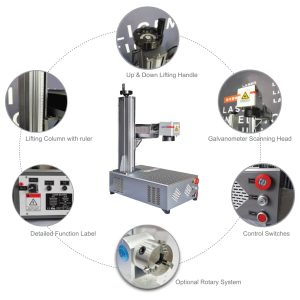 CU -30FD – FORTABLE FIBRE LASER MARKING MACHINE