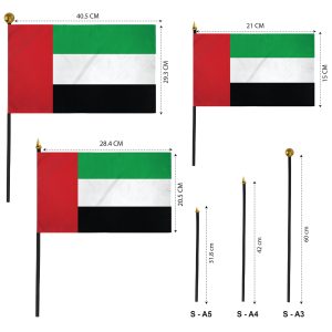 FLAG WITH HANDSTICK