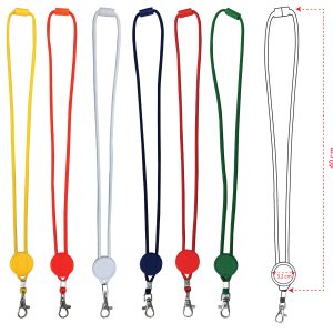 ROPE TYPE REEL BADGE LANYARDS